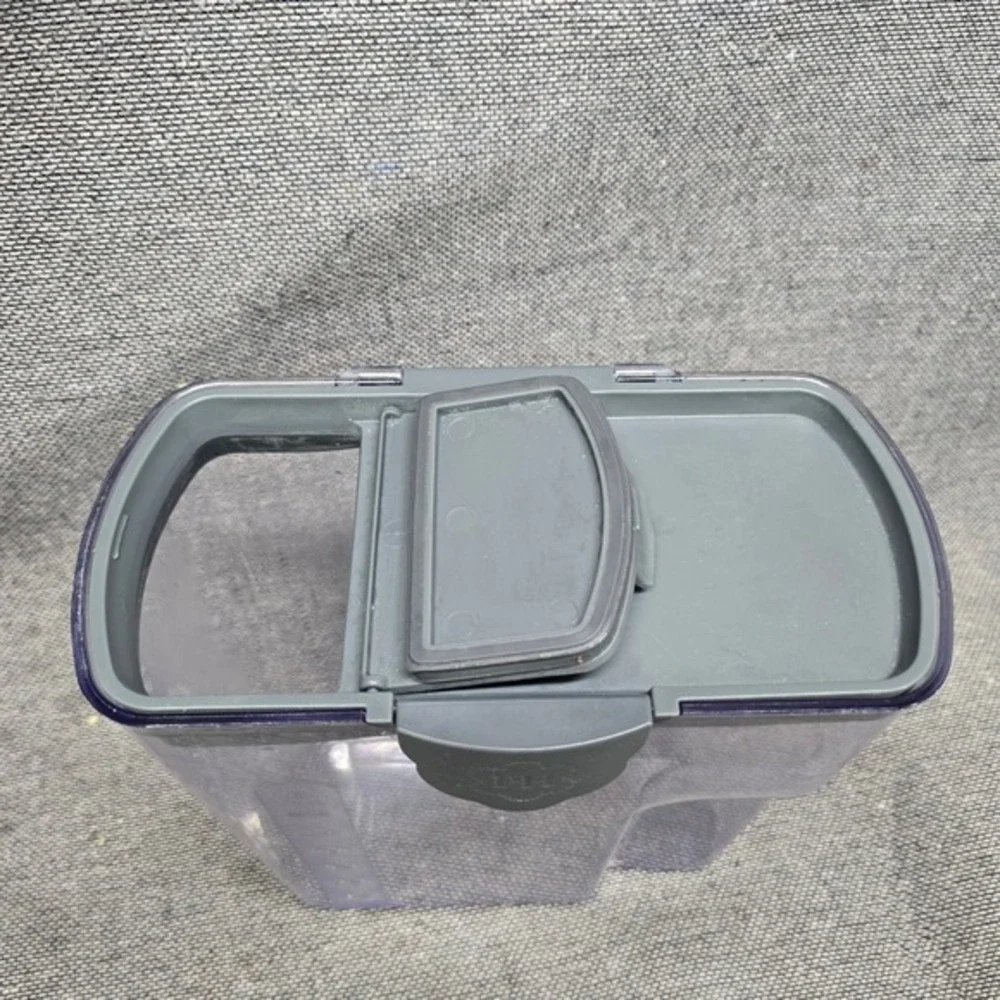 Princess House Specialty Pantry 14-Cup Airtight Cereal‎ Storage Container - Gray